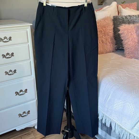 Navy Blue Dress Pants Womens 10 Doc & Amelia Classic Fit Career Occupation New - Picture 14 of 14